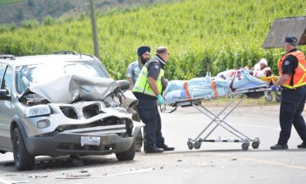 Driver charged following collision