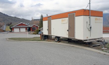 Neighbours upset by eyesore caused by dilapidated construction trailer