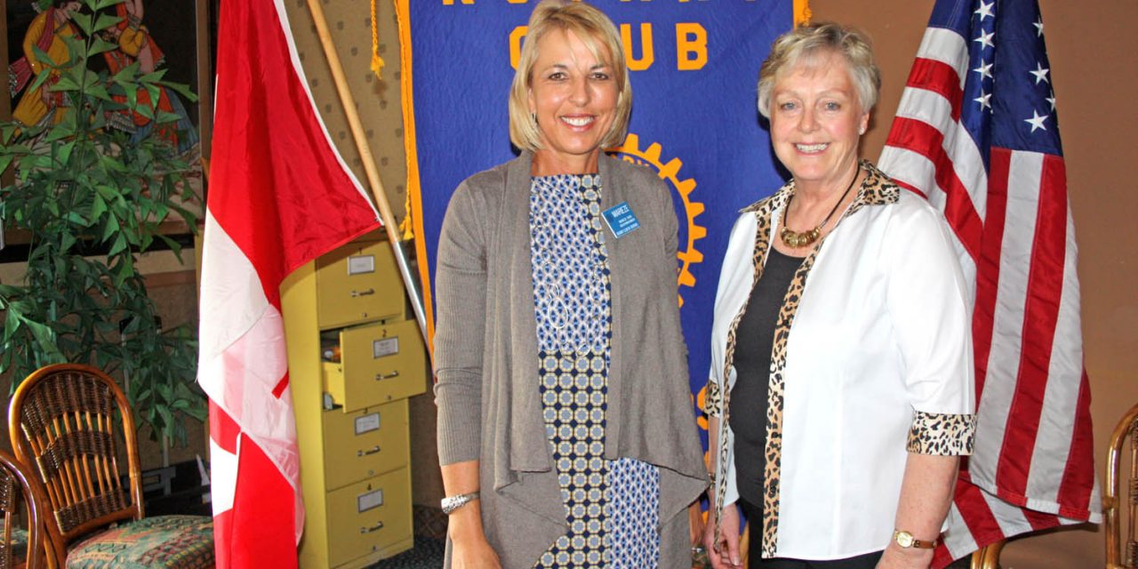 Mayor updates Rotarians on key decisions facing town council in coming months