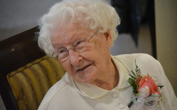 Mom, 100, still a role model for kids