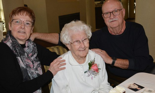 Mom, 100, still a role model for kids