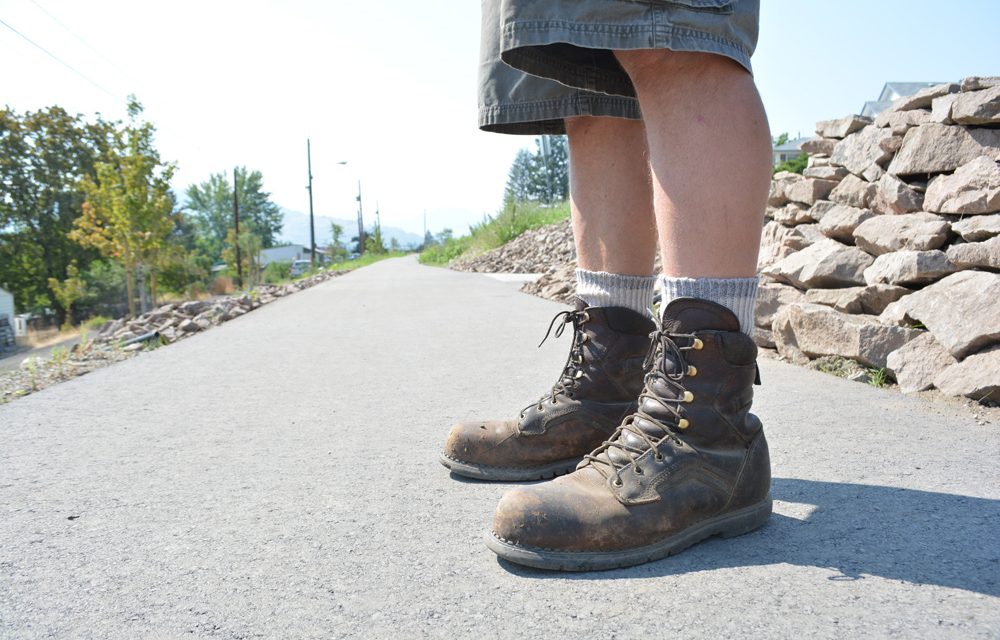 New parks shaping up – guess who’s wearing the boots