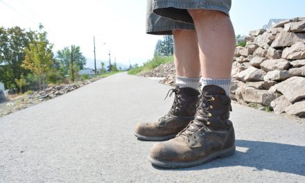 New parks shaping up – guess who’s wearing the boots