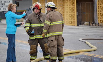 MLA Larson and her staff are managing to cope well after recent fire gutted office
