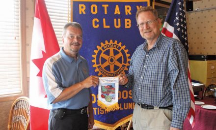 Richard McGuire speaks at Rotary Club of Osoyoos