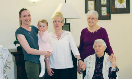 Osoyoos senior got to spend Mother’s Day with four generations of her family
