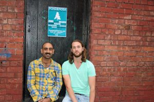 Photo supplied Zia Zahrabi (left) and Kris Hargrave are organizing a new music festival at Rock Creek over the Labour Day weekend, the Pondorosa Arts and Music Festival.