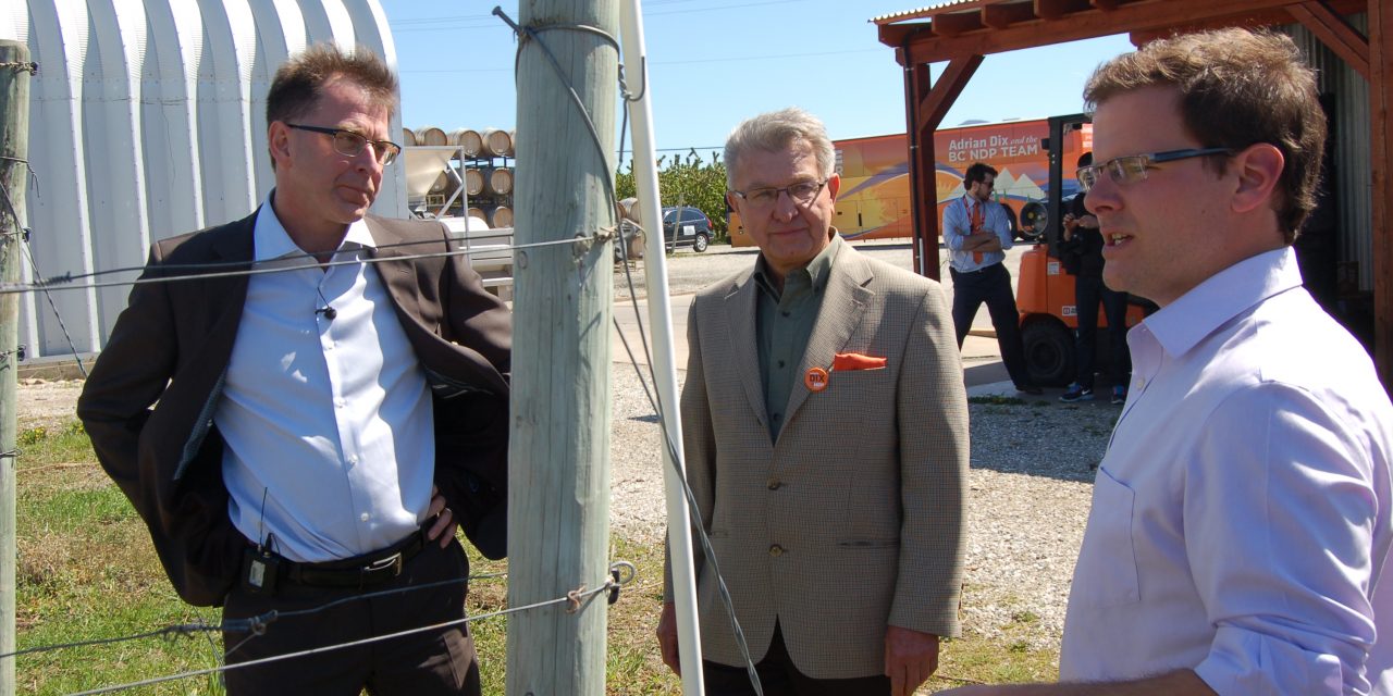 NDP LEADER PROMISES HIS PARTY WILL COMPLETE MAJOR EXPANSION OF PENTICTON REGIONAL HOSPITAL IF ELECTED