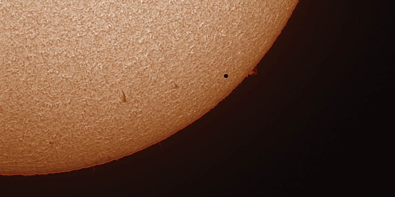 Local astronomy buff takes wonderful photos of rare Mercury in Transit event