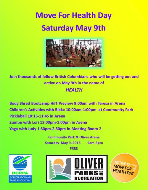 Oliver Community Park a busy place this weekend