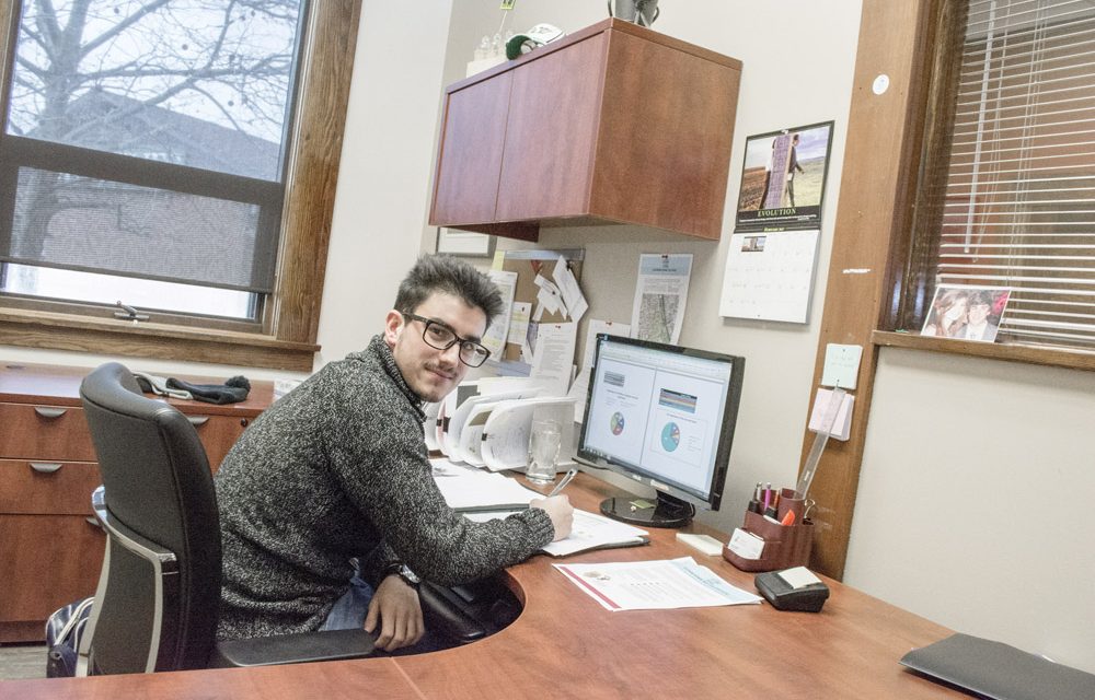 Belgian intern teams up with Town