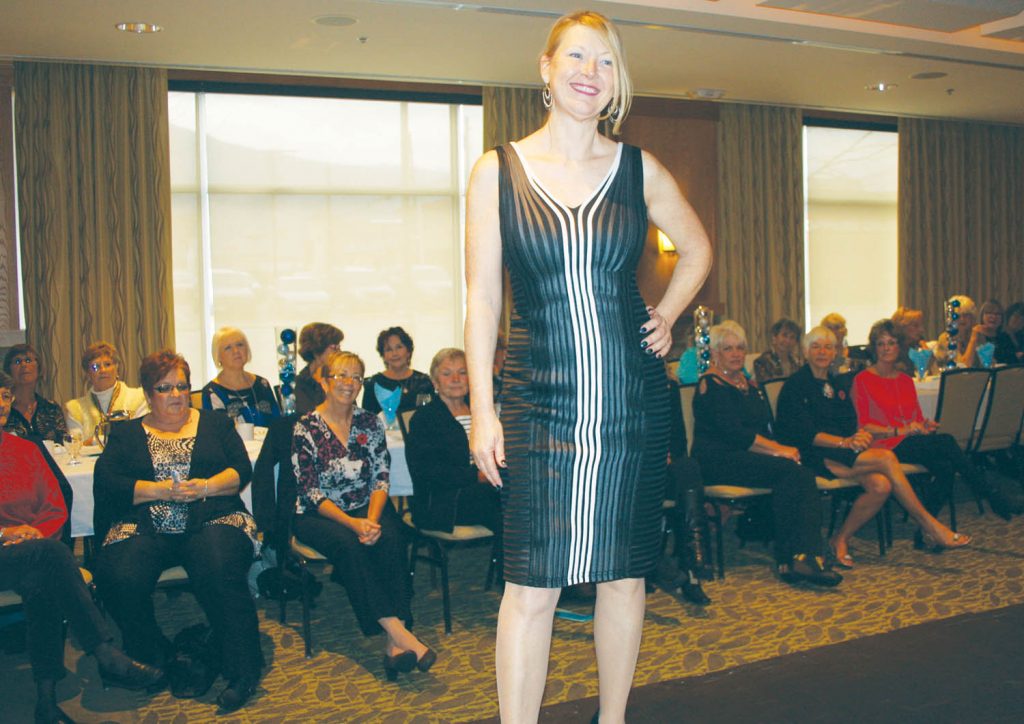 There were plenty of smiling faces as another sold out crowd attended the Osoyoos Soroptimist Club’s annual fundraising fashion show. (Keith Lacey photo)