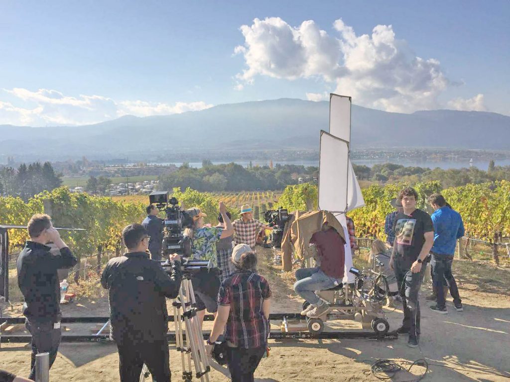 The 50-plus cast and crew that worked on the made-for-television film called Heart Felt loved their three-week stay in Osoyoos. (Photo supplied)