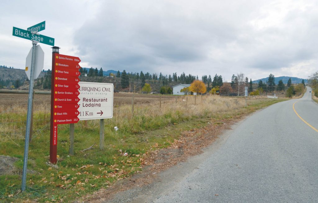 The owners of several Oliver and area wineries are looking to hire private security following a rash of recent break and enters at their businesses. Church and State Winery has been broken into four different times since June. (Trevor Nichols photo)_