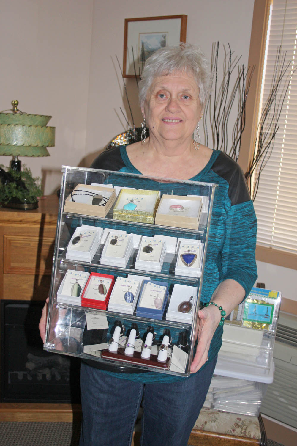 Connie Osachoff has organized the inaugural Cactus Ridge Christmas Gift Fair. The event will take place on Saturday, Nov. 22 at the local seniors’ residence. More than a dozen local artists will be showcasing their artwork. Some of the proceeds will go to purchase playground equipment. (Keith Lacey photo)