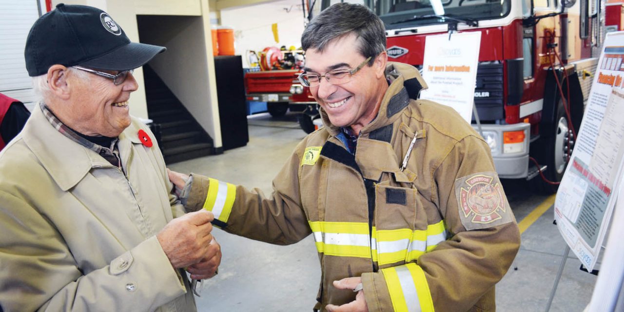 Fire hall holds one final open house before Saturday’s referendum