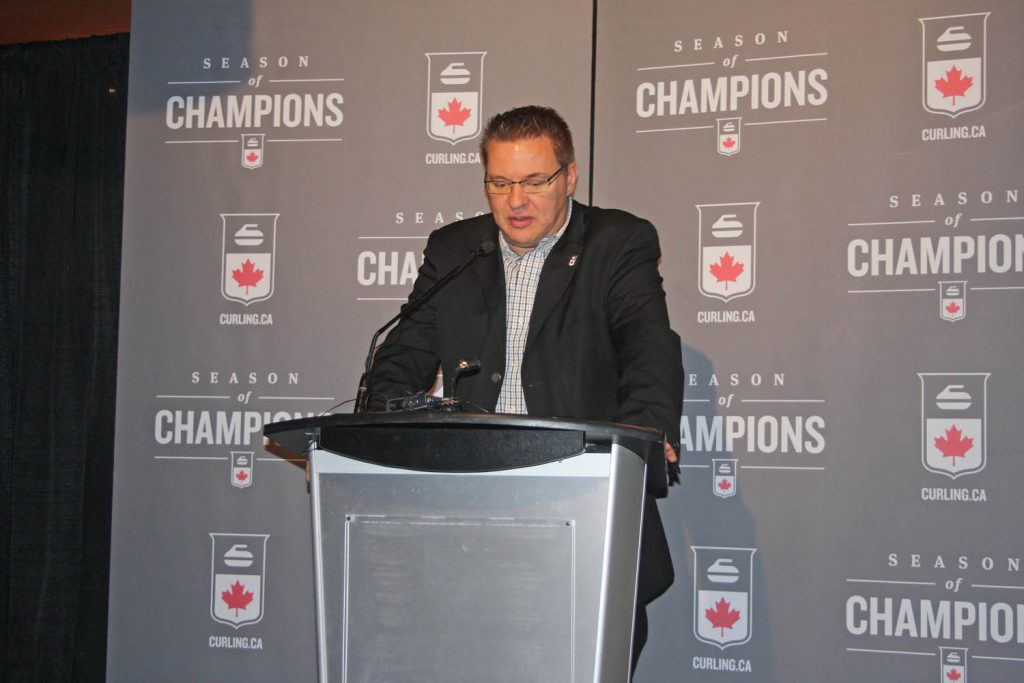City of Penticton Mayor Andrew Jakubeit said he’s confident residents of Penticton and the entire South Okanagan will get behind supporting the 2018 Scotties Tournament of Hearts Canadian Women’s Curling Championships, when they come to the South Okanagan Events Centre in late January of 2018. (Keith Lacey photo)