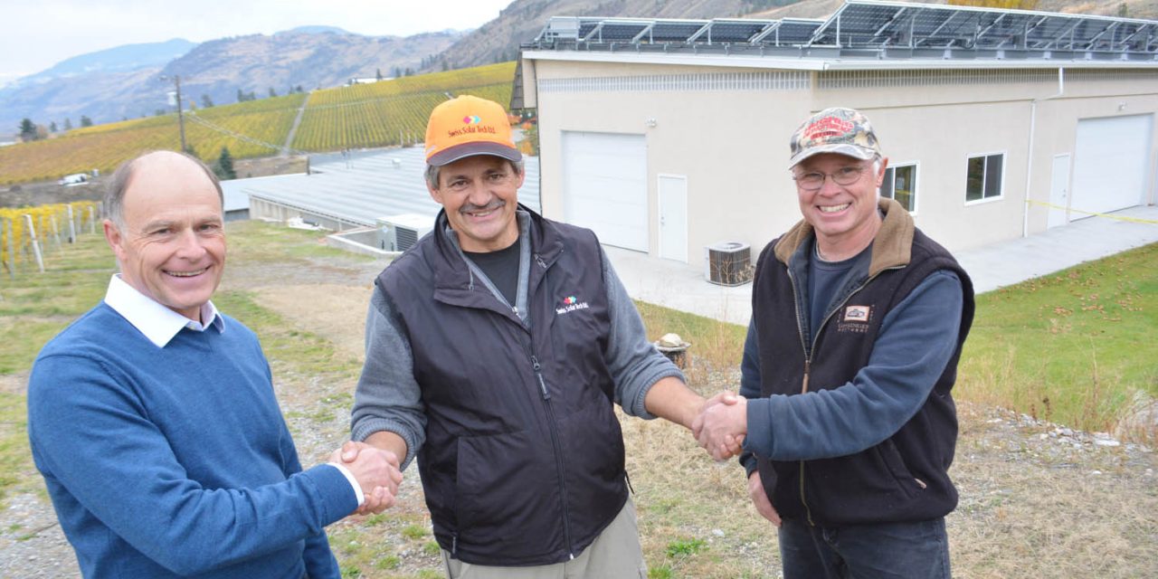 Gehringer Brothers ‘green-up’ winery with impressive solar panel statement