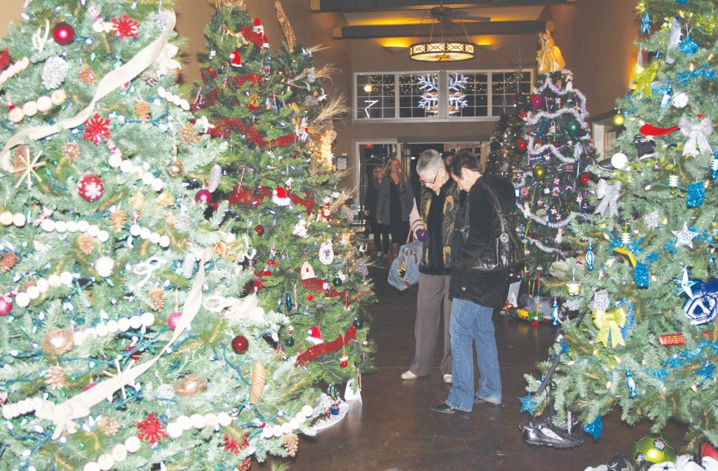 The annual Osoyoos Festival of Trees is growing. Instead of being held in the main lobby at Spirit Ridge at Nk’Mip Resort, the festival will be expanding to four sites, starting this Friday evening and running through the holiday season. (Keith Lacey Photo).