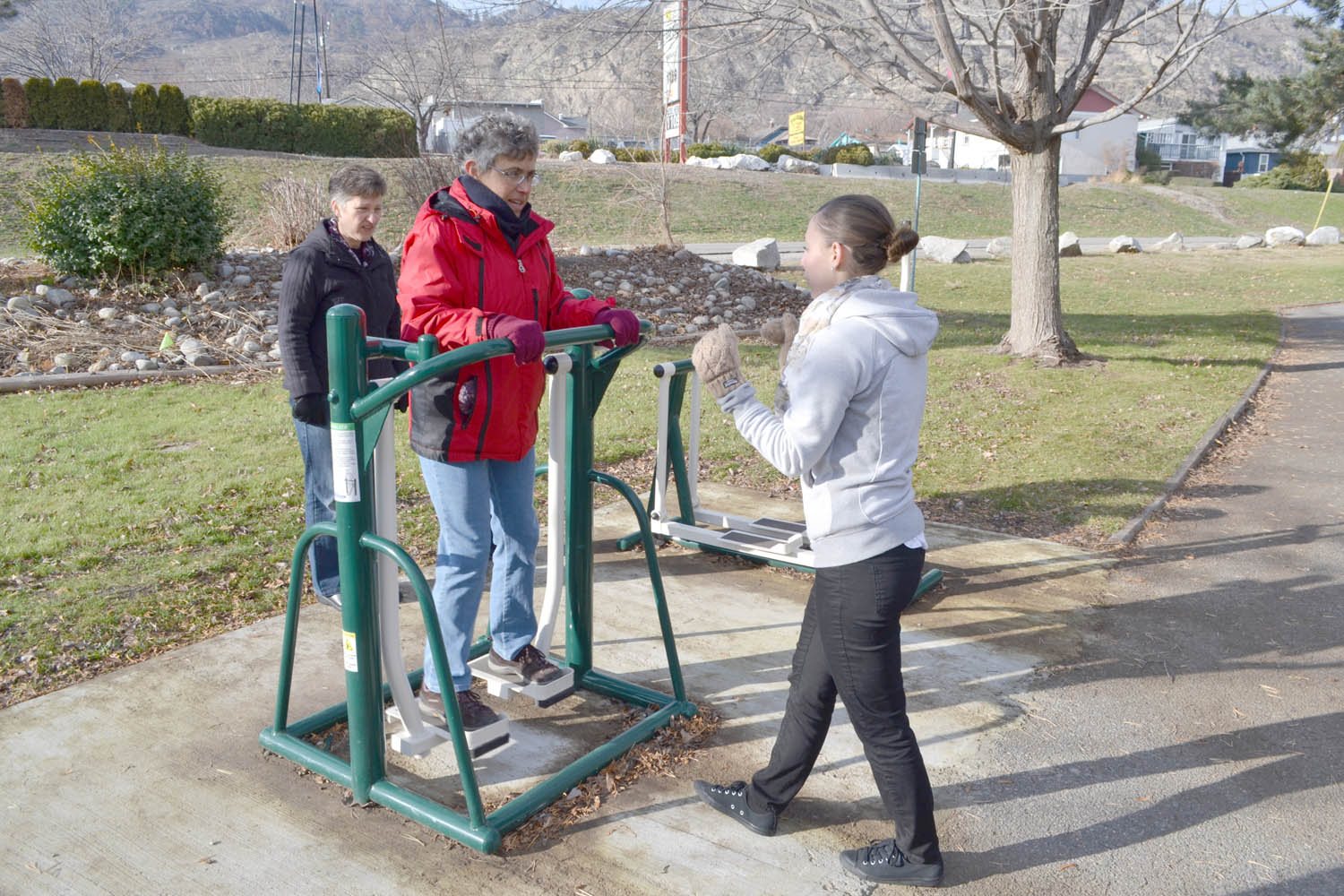 Health professionals donate time and skills to promote health at