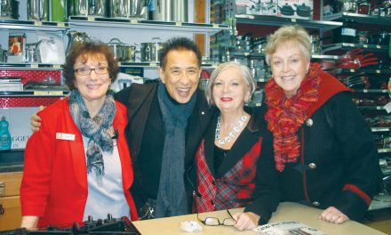 World-renowned fashion designer pays visit to Osoyoos Home Hardware