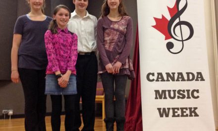Local music students are rewarded for excellence during Canada Music Week