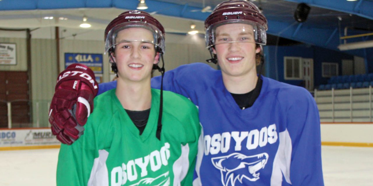 Glimpel brothers dream of championship playing together for Osoyoos Coyotes