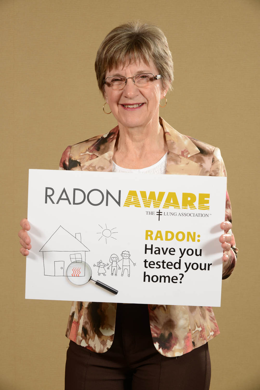 Lil Rusch, Volunteer BC Lung Association Director for Osoyoos, encourages B.C. homeowners to test for radon gas. Exposure to the colourless, odourless radioactive gas is the leading cause of lung cancer after smoking. (Photo supplied)
