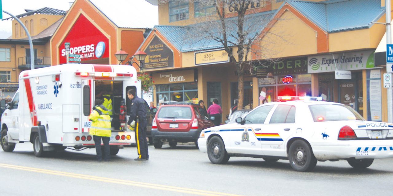 Man sent to hospital following Main Street collision
