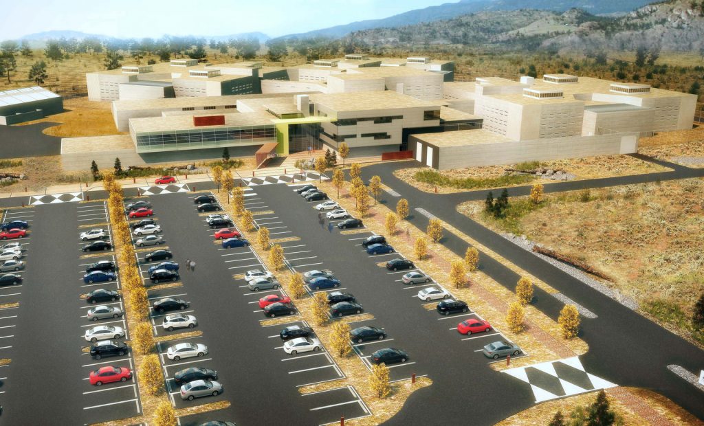 A drawing shows the new Okanagan Correctional Centre. (Photo supplied)