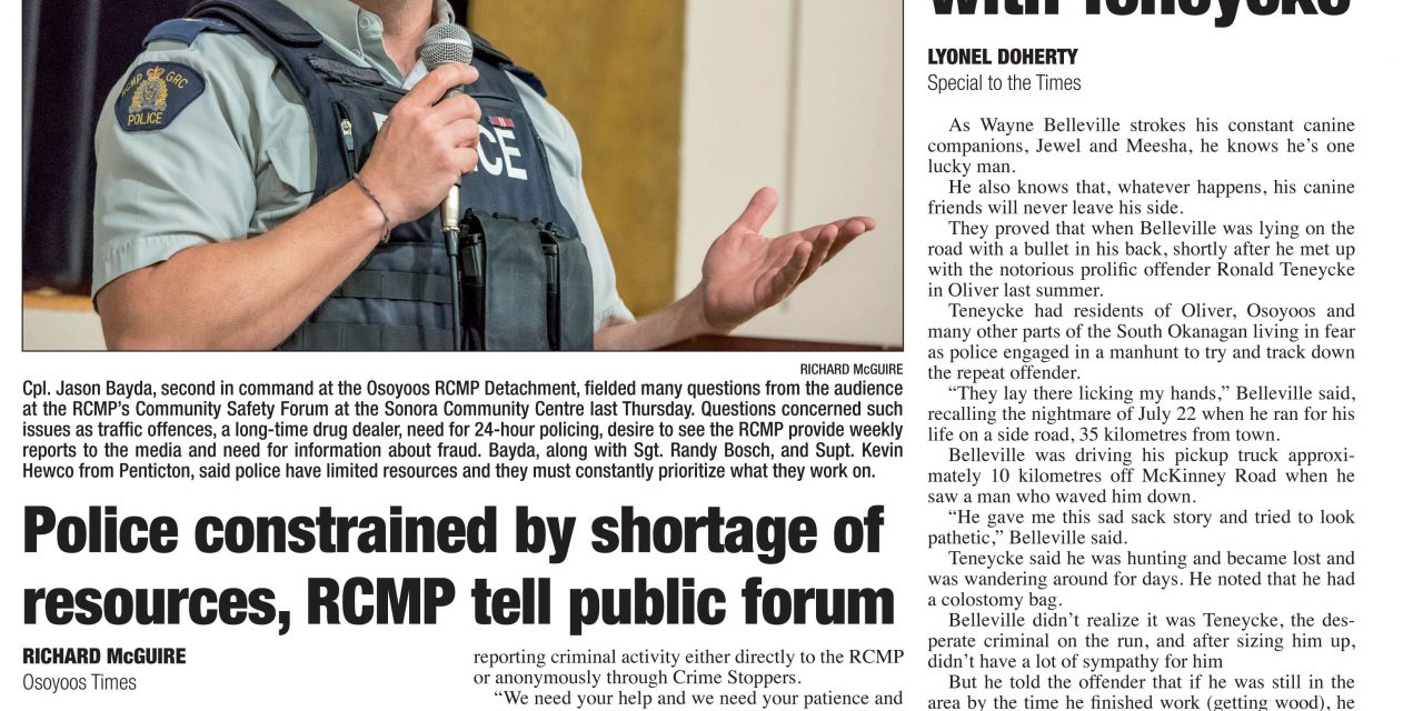 Osoyoos Times top stories for April 20 – CIRO Radio 106.5 FM