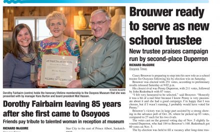 AUDIO: Osoyoos Times top stories for November 9 – CIRO Radio 106.5 FM