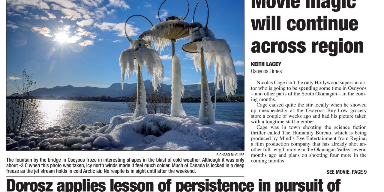AUDIO: Osoyoos Times top stories for December 14 – CIRO Radio 106.5 FM