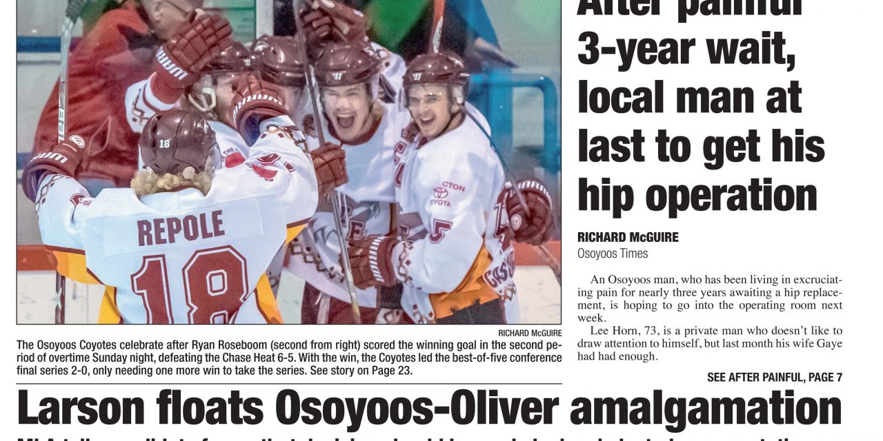 AUDIO: Osoyoos Times top stories for March 22 – CIRO Radio 106.5 FM