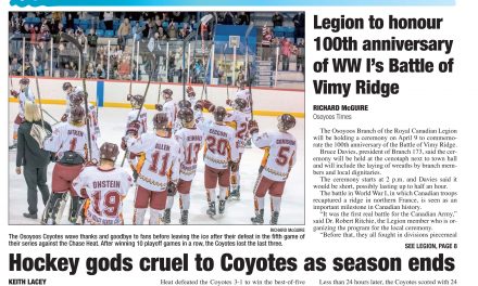 AUDIO: Osoyoos Times top stories for March 29 – CIRO Radio 106.5 FM