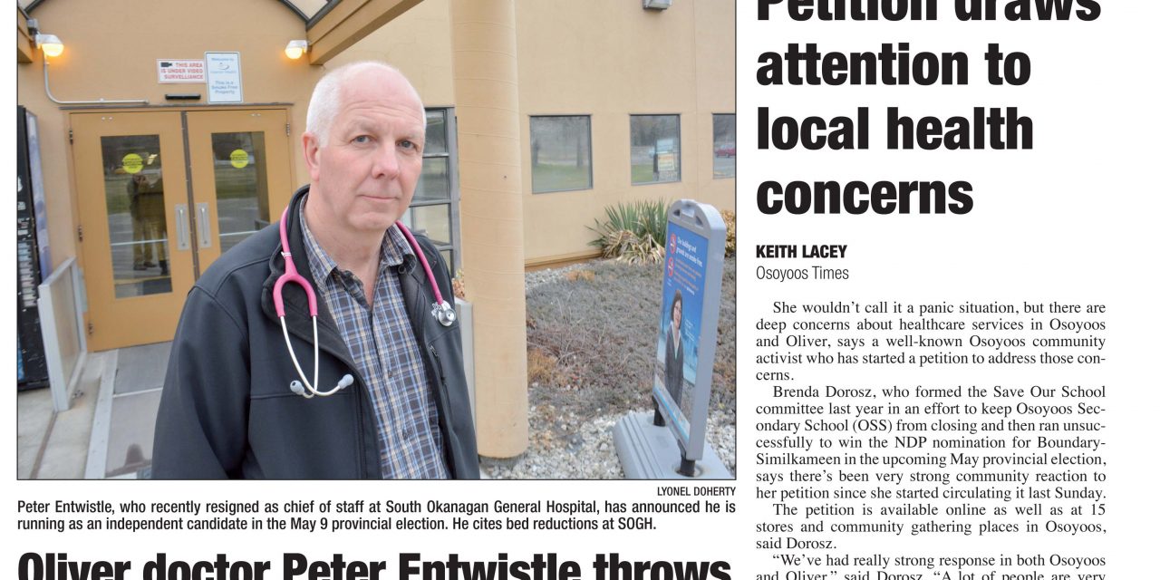 AUDIO: Osoyoos Times top stories for April 5 – CIRO Radio 106.5 FM