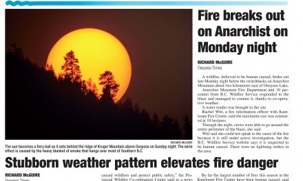 AUDIO: Osoyoos Times top stories for August 9 – CIRO Radio 106.5 FM