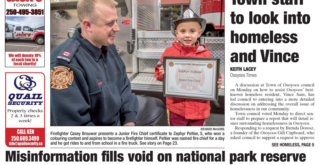 AUDIO: Osoyoos Times top stories for November 8 – CIRO Radio 106.5 FM