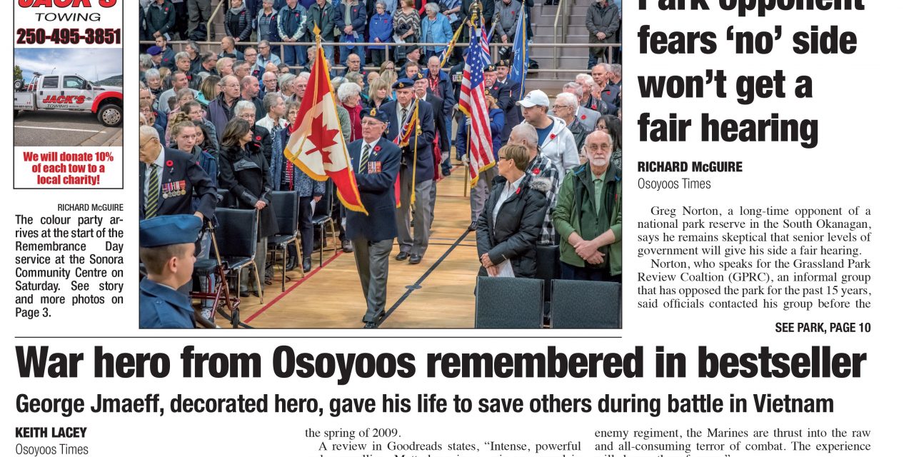 AUDIO: Osoyoos Times top stories for November 15 – CIRO Radio 106.5 FM