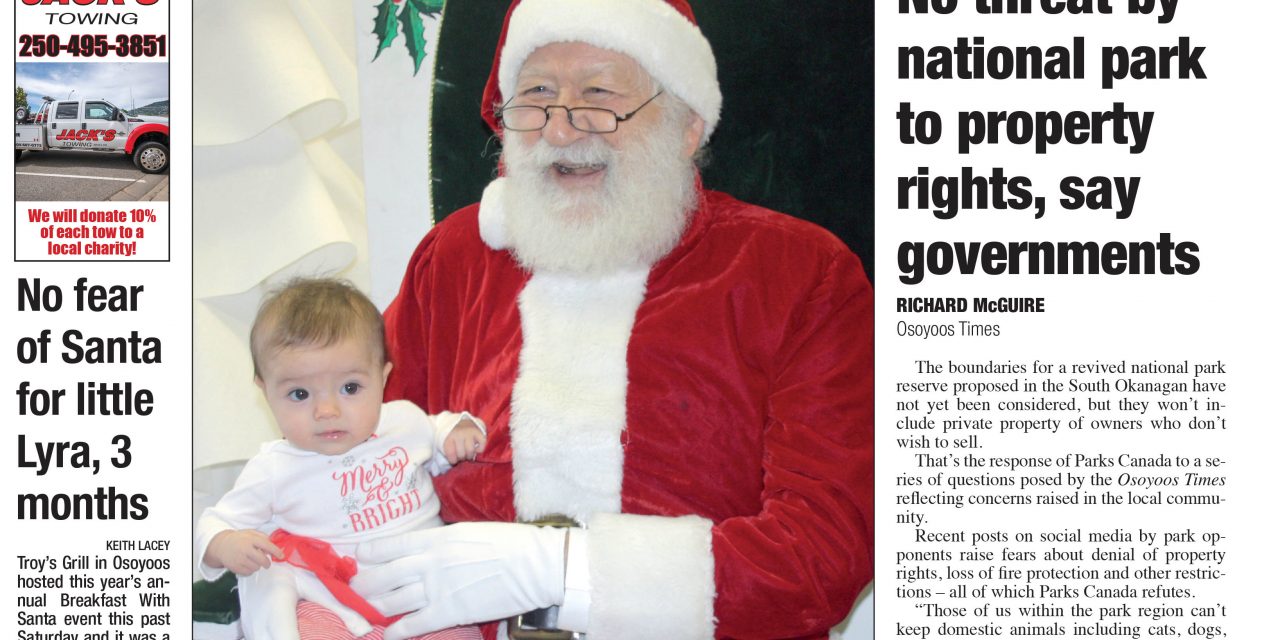 AUDIO: Osoyoos Times top stories for December 6 – CIRO Radio 106.5 FM