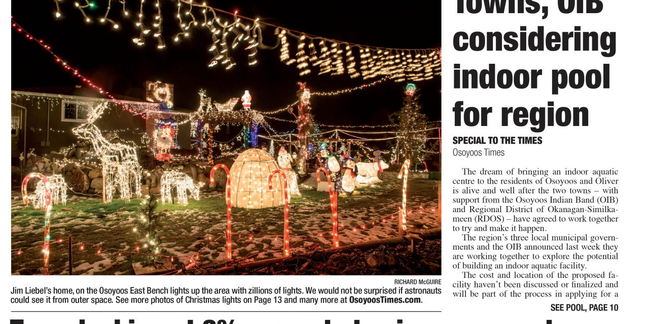 AUDIO: Osoyoos Times top stories for December 20 – CIRO Radio 106.5 FM