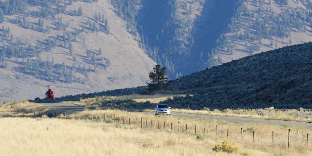 PRODUCTION COMPANY SHOOTS FORD LINCOLN TELEVISION COMMERCIAL NEAR OSOYOOS