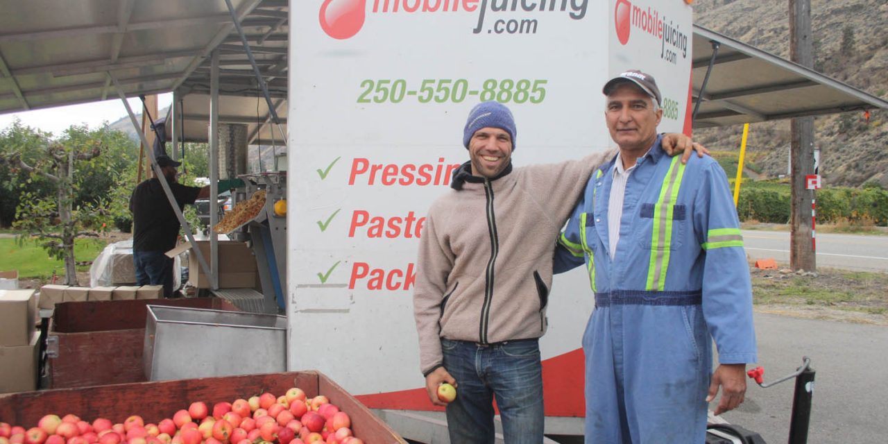New mobile juicing company doing booming business with Osoyoos and area fruit growers