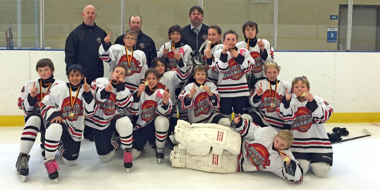 Peewee Rep team are champs in Coquitlam
