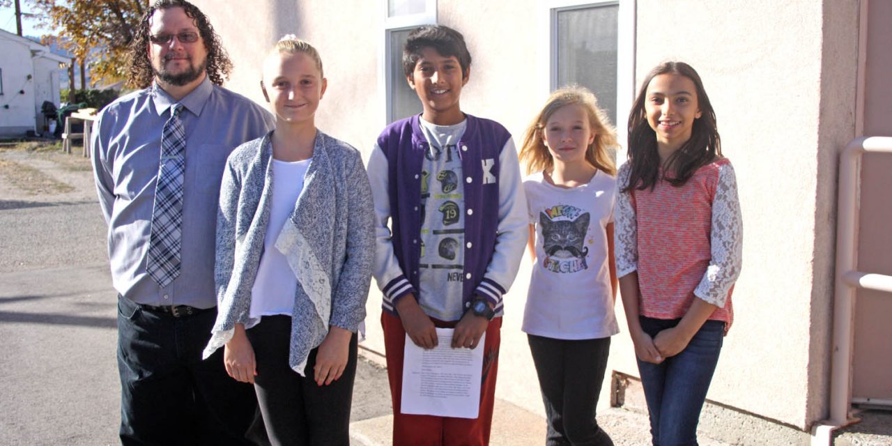 Young students wow councillors with presentation about importance of We Day