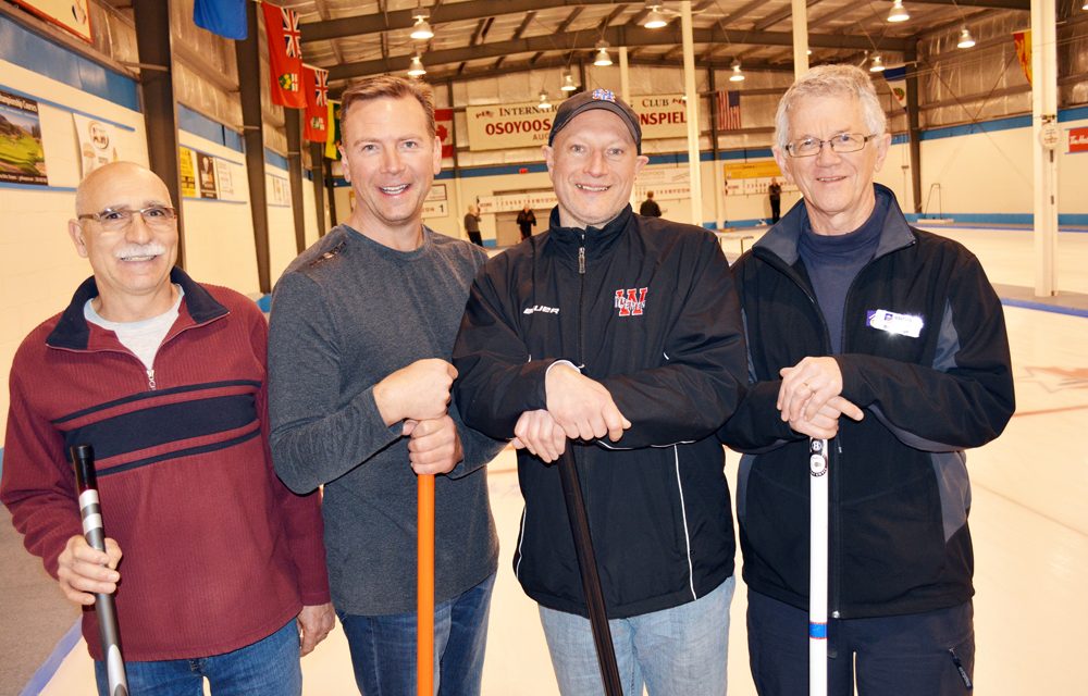 Oliver team runner-up in men’s curling bonspiel