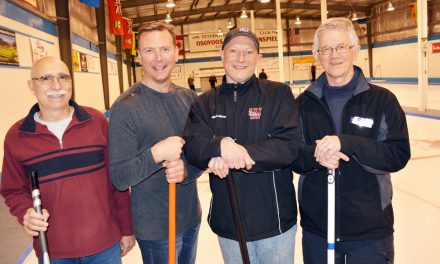 Oliver team runner-up in men’s curling bonspiel