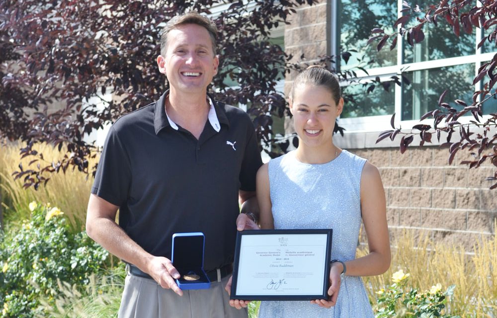 Studious student wins academic medal