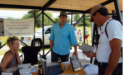Blockbuster books authors visit Oliver