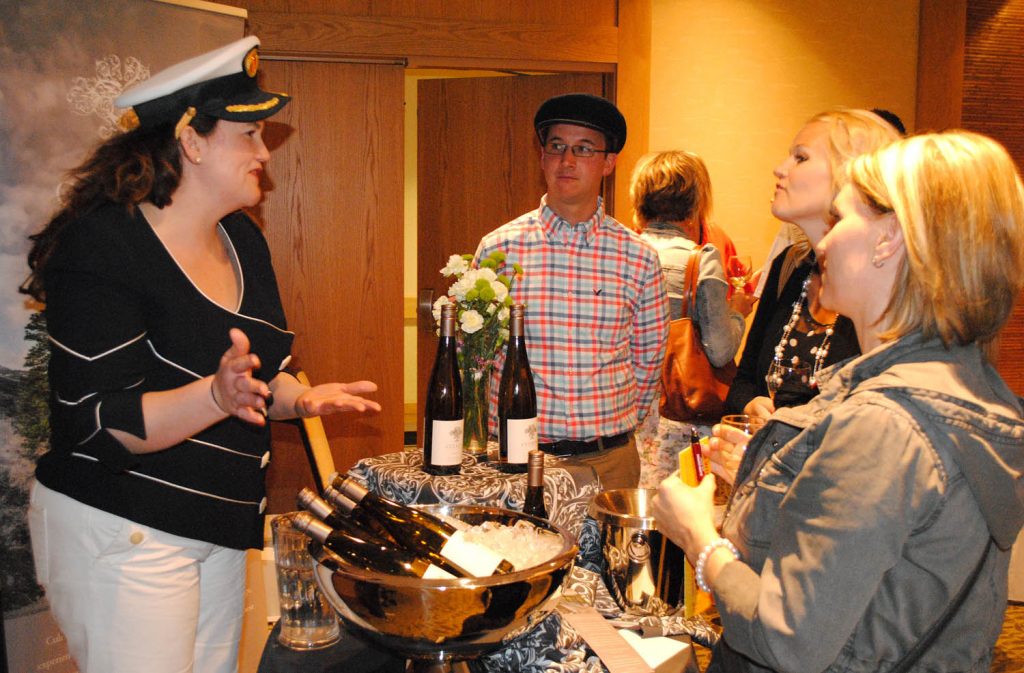 A large crowd of oyster lovers attended the Art of the Oyster Pearl Gala this past Saturday evening at the Watermark Beach Resort. This was one of the premier events at the fourth annual Osoyoos Oyster Festival, which kicked off on April 22 and continued through Saturday. More than 200 participants from outside of Osoyoos were expected to attend Oyster Festival events. Some of the other events including an Oyster Catch & Brew Bash Friday night at Spirit Ridge Vineyard Resort and Spa, an Oysters in the Garden event Saturday afternoon at Walnut Beach Resort and shuck’n suck competition at The Sage Pub Saturday night. (Dale Cory photo)